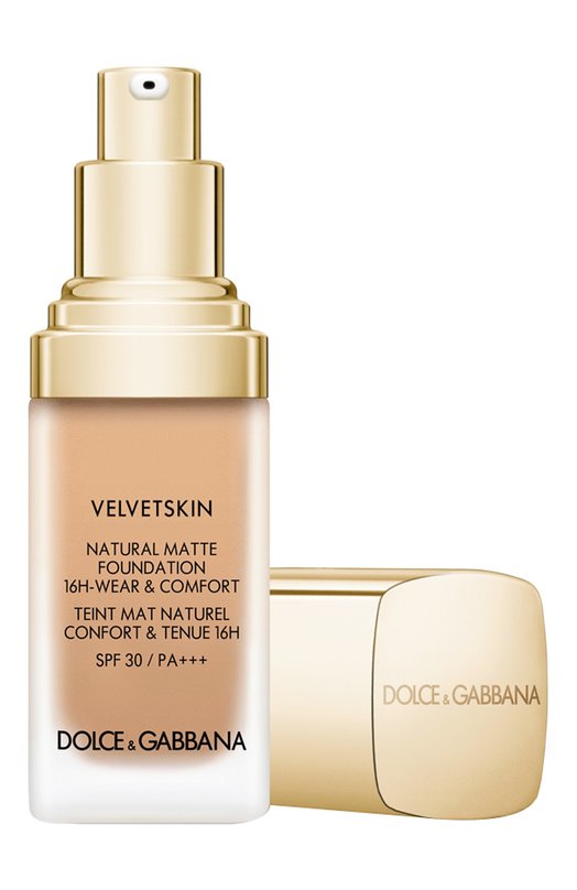 фото Матирующее тональное средство-флюид velvetskin, оттенок sand 220 (30ml) dolce & gabbana