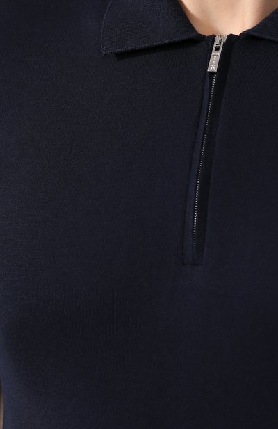 Хлопковое поло KITON темно-синего цвета по цене 133500 руб., арт. UK33Z, фото 5 Хлопковое поло KITON, арт. UK33Z, фото 5