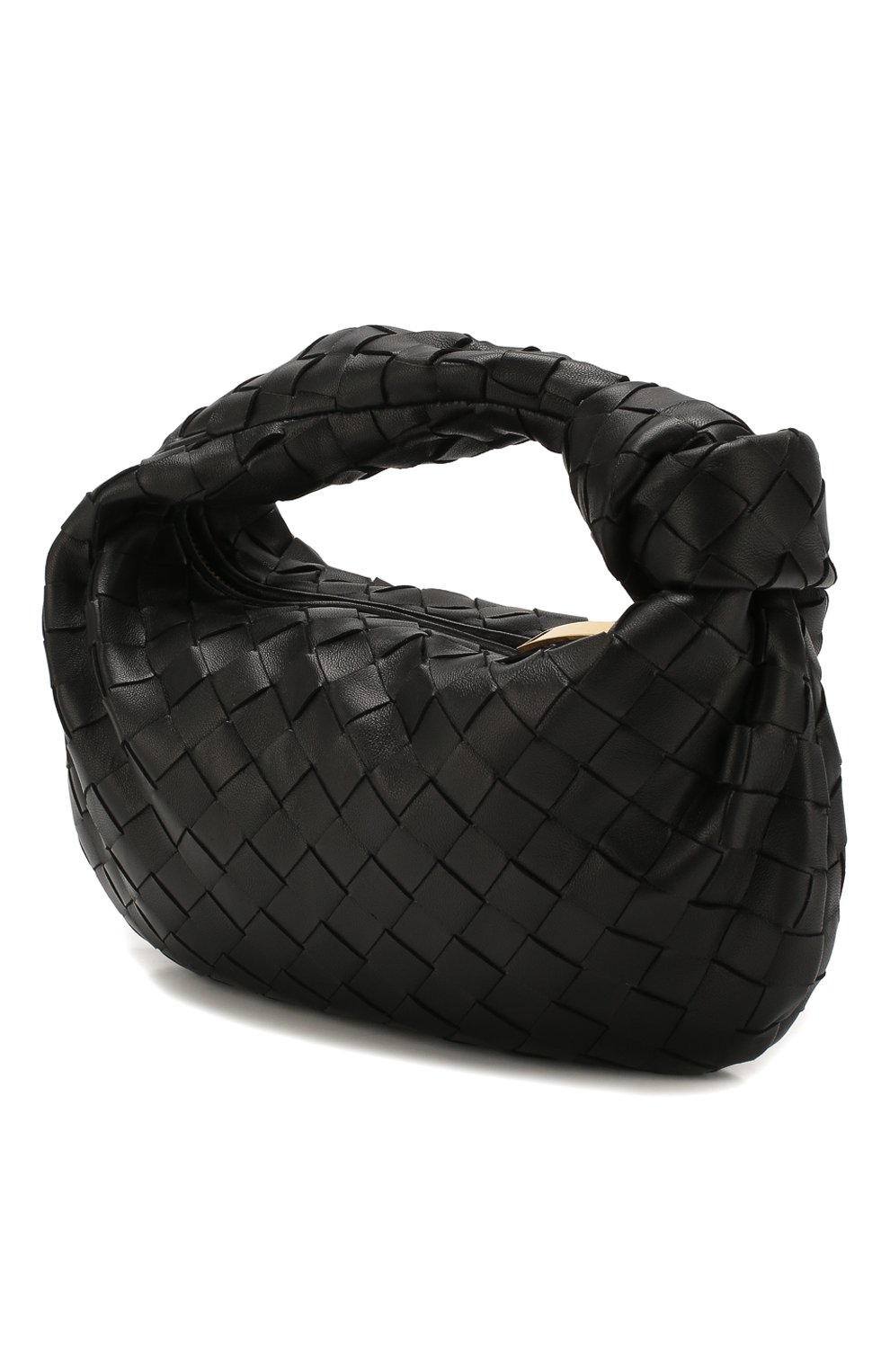 Сумка jodie mini BOTTEGA VENETA черного цвета по цене 328000 руб., арт. 609409/VCPP5, фото 3 Сумка jodie mini BOTTEGA VENETA, арт. 609409/VCPP5, фото 3