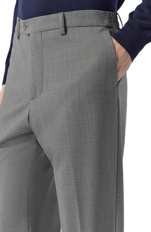 Шерстяные брюки Marco Pescarolo VENT0/5320 Серый  VENT0/5320 Фото 5