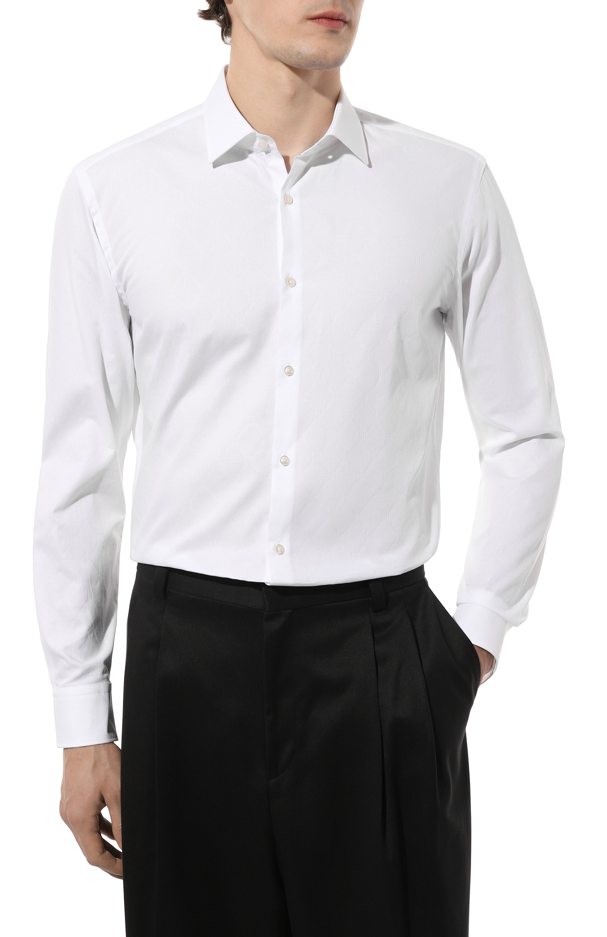 Хлопковая сорочка HUGO, арт. 50524847, фото 3