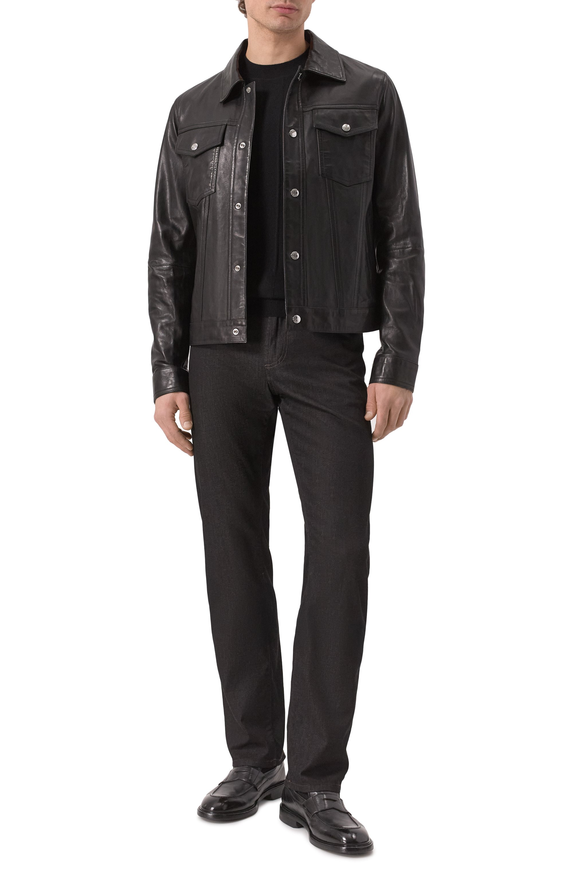 Кожаная куртка JACOB LEE, арт. MLJ010SS25B, фото 2