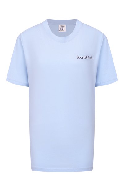 Женская хлопковая футболка SPORTY AND RICH, арт. T011975300BL90