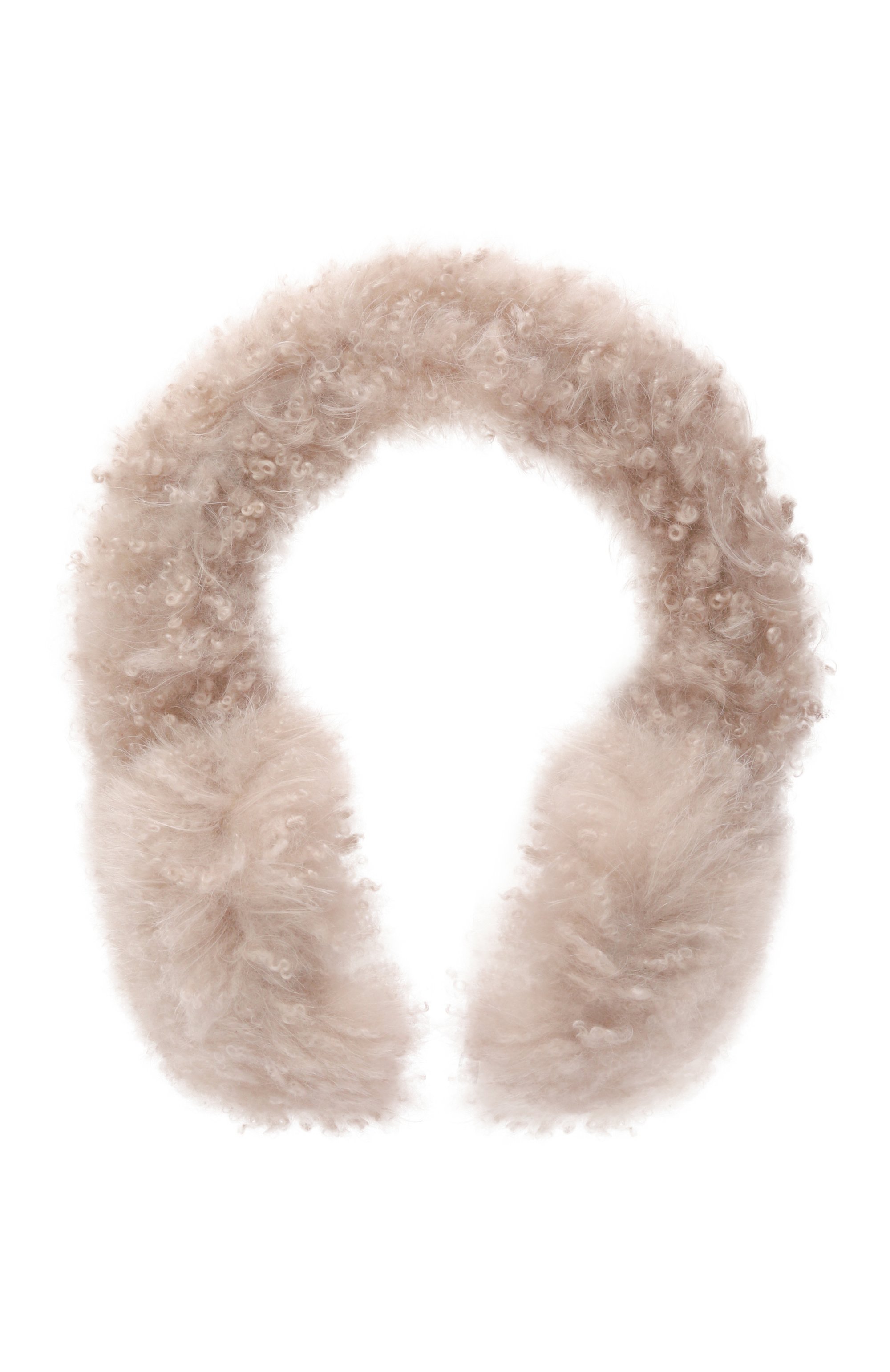 Меховые наушники из овчины YVES SALOMON, арт. 26WAA623XXMAAG, фото 2