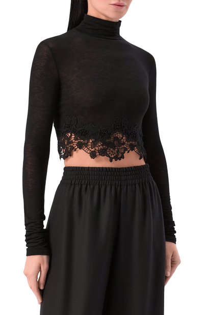 Водолазка из вискозы и кашемира ERMANNO SCERVINO, арт. D494M303YEN, фото 3