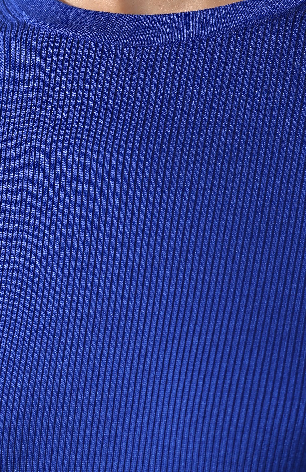 Однотонный шелковый пуловер с круглым вырезом RALPH LAUREN, арт. 290710200, фото 5