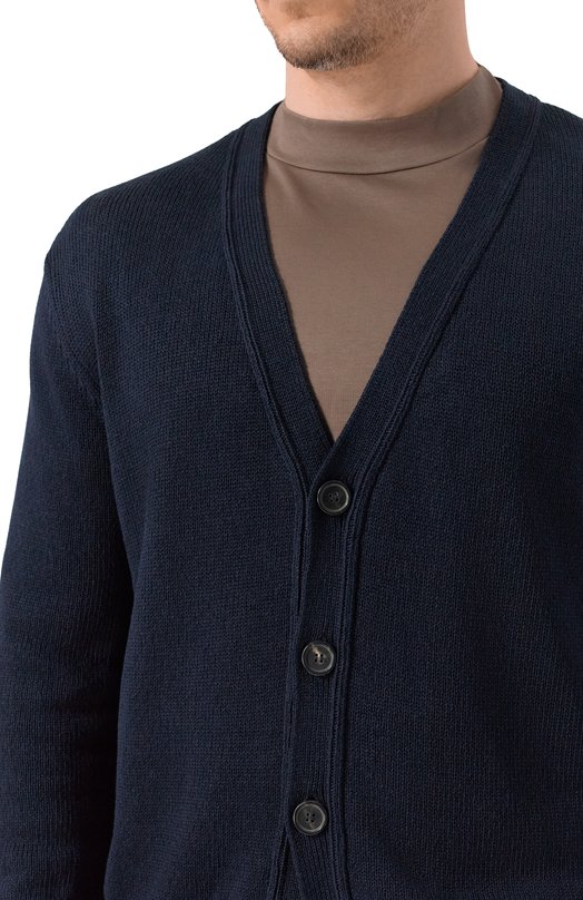 Кардиган из шелка и льна MVST A018/7660 Синий  A018/7660 Фото 5