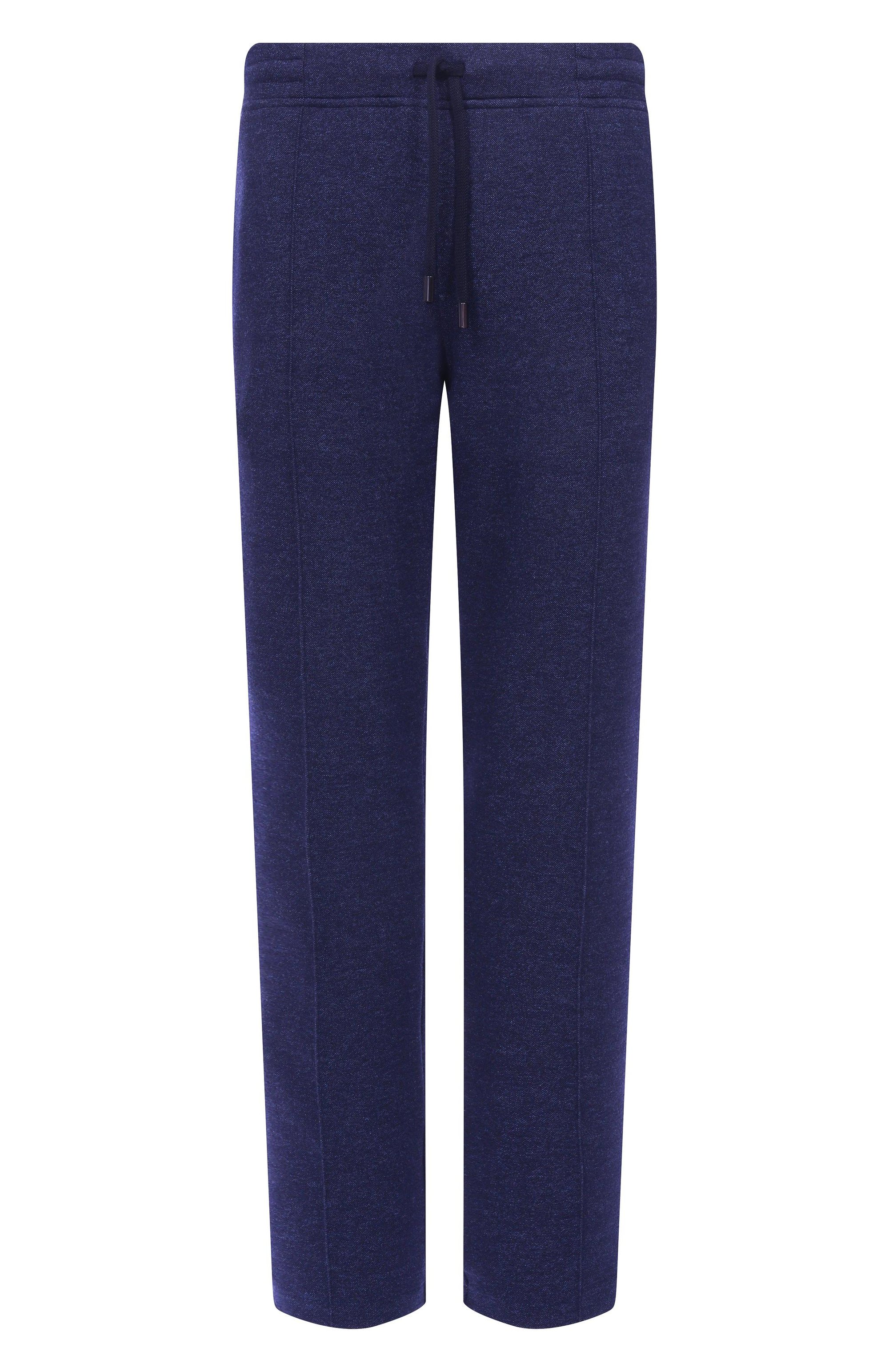 Брюки из шерсти и хлопка CAPOBIANCO темно-синего цвета по цене 63700 руб., арт. 19M702.PL00./58, фото 1 Брюки из шерсти и хлопка CAPOBIANCO, арт. 19M702.PL00./58, фото 1