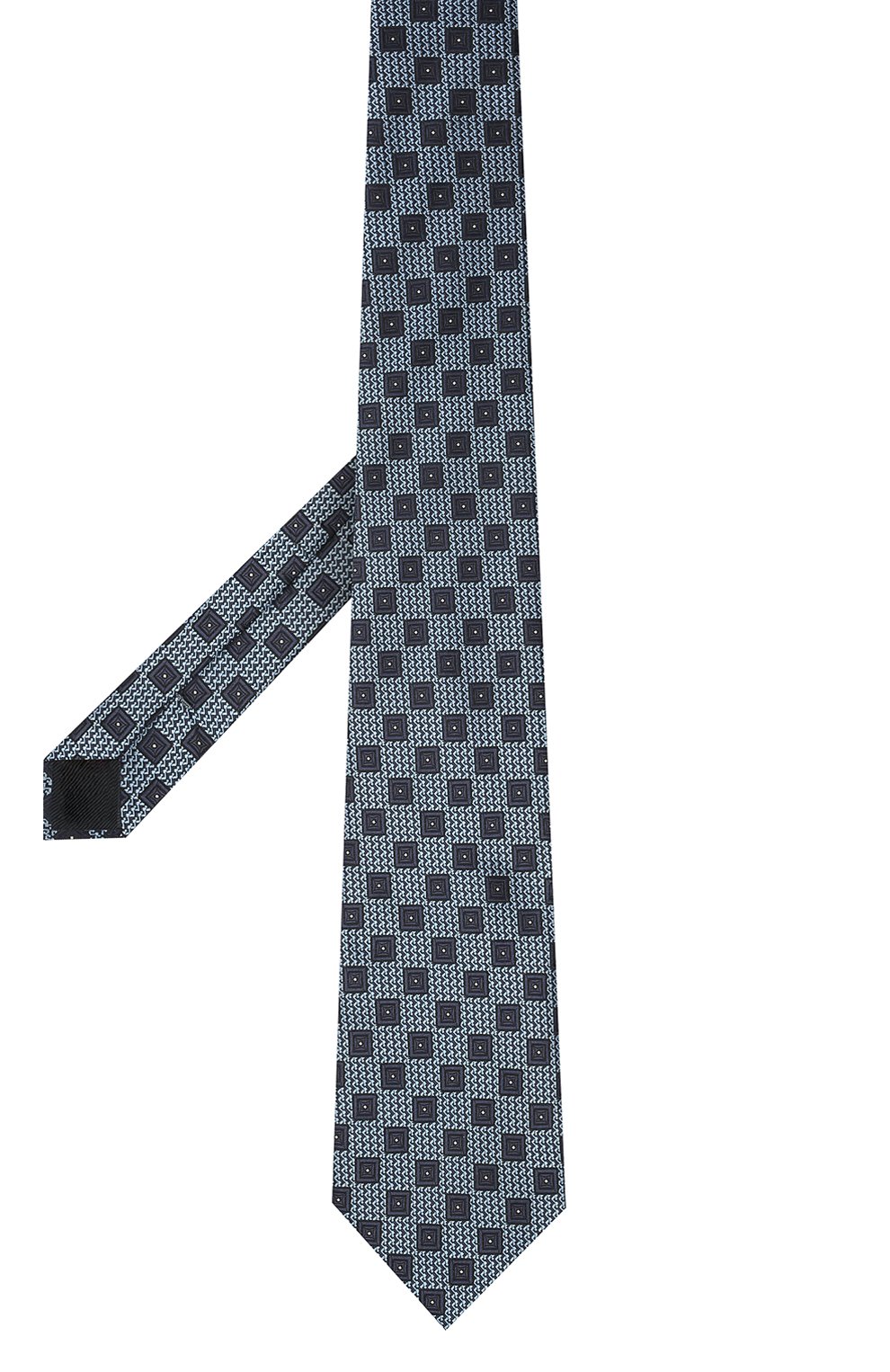 Шелковый галстук ZEGNA синего цвета по цене 22700 руб., арт. Z9D81/1XW, фото 2 Шелковый галстук ZEGNA, арт. Z9D81/1XW, фото 2