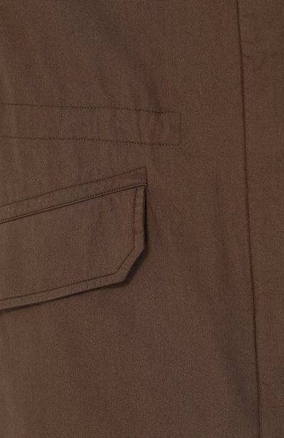 Хлопковая парка с капюшоном и подст ежкой из меха кролика YS ARMY PARIS, арт. AF10890F03X, фото 5