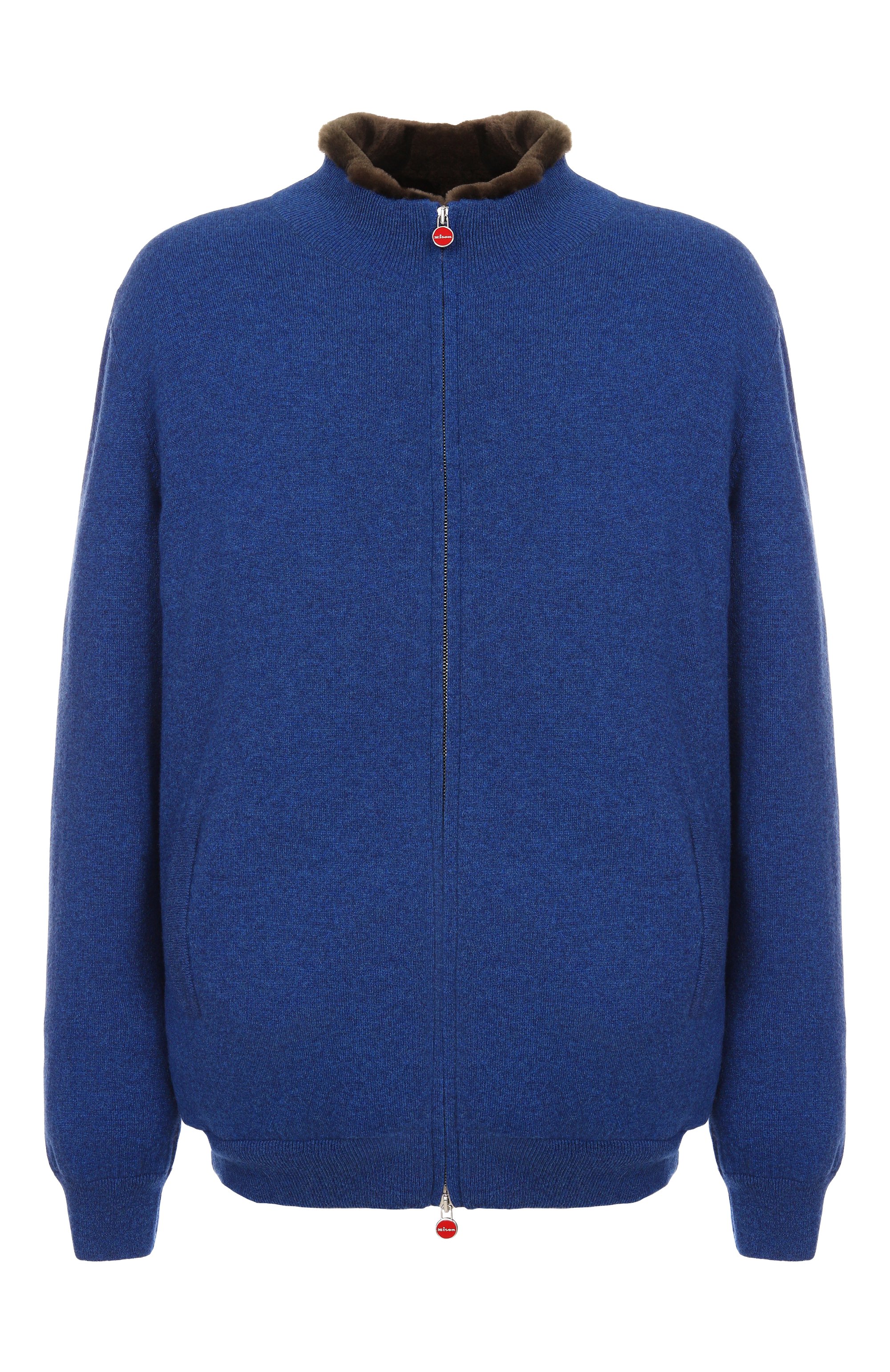 Кашемировый кардиган с подкладкой из овчины KITON, арт. UMK1489S182, фото 1