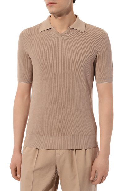 Хлопковое поло BRUNELLO CUCINELLI, арт. M2900B2020, фото 3