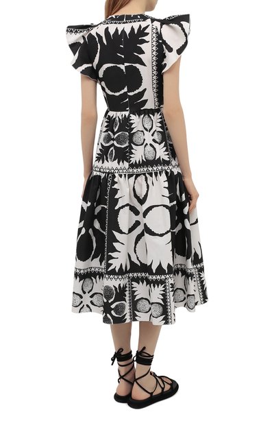 Платье REDVALENTINO черно-белого цвета по цене 69950 руб., арт. VR0VAY90/5SA, фото 4 Платье REDVALENTINO, арт. VR0VAY90/5SA, фото 4