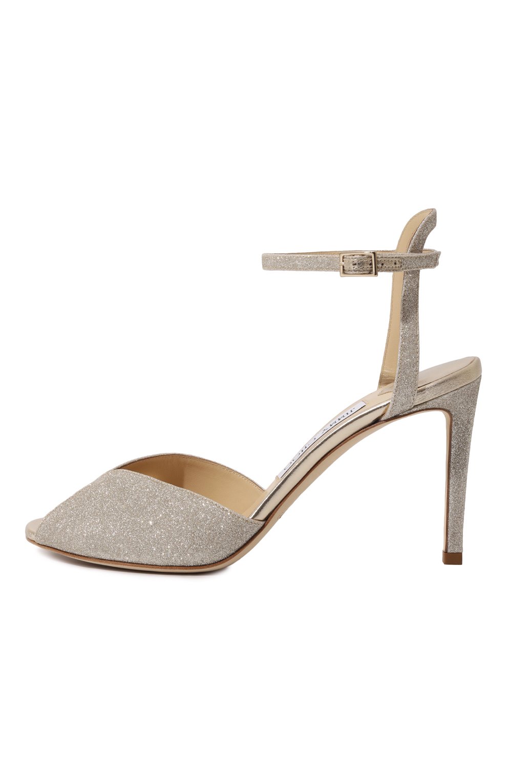 Текстильные босоножки sacora 85 JIMMY CHOO, арт. SAC0RA 85/DGZ, фото 4