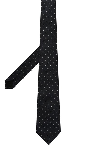 Шелковый галстук LANVIN темно-синего цвета по цене 14100 руб., арт. 6L8150/J5960, фото 3 Шелковый галстук LANVIN, арт. 6L8150/J5960, фото 3