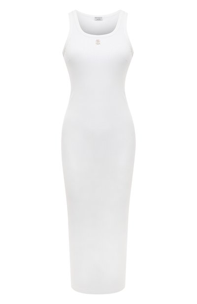 Женское хлопковое платье BRUNELLO CUCINELLI, арт. ML171B1310