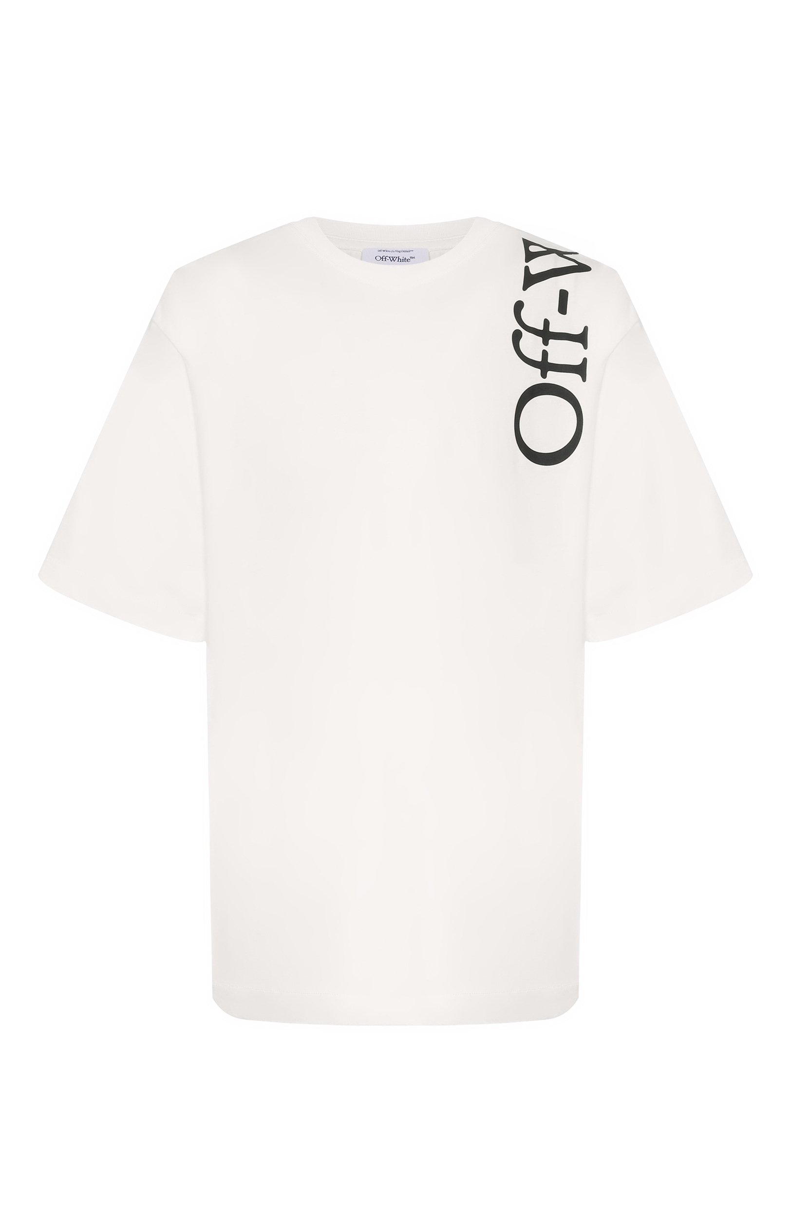 Хлопковая футболка OFF-WHITE, арт. 0MAA120F26JER0101, фото 1