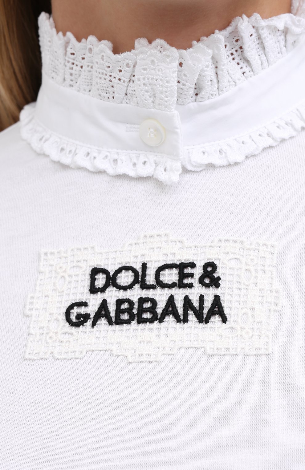 Хлопковая футболка DOLCE & GABBANA, арт. F8M72T/FU7EQ, фото 5