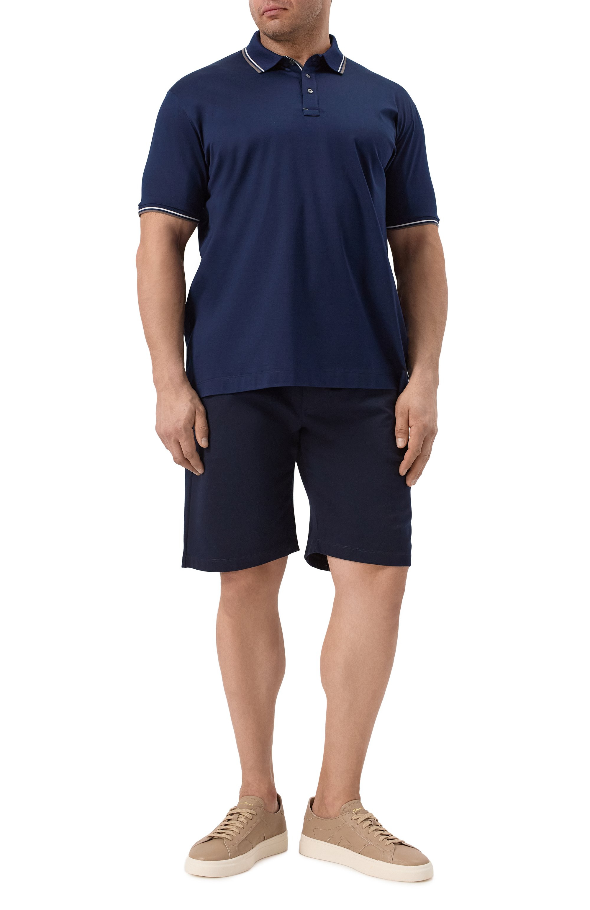 Хлопковое поло PAUL&SHARK, арт. 25411258, фото 2