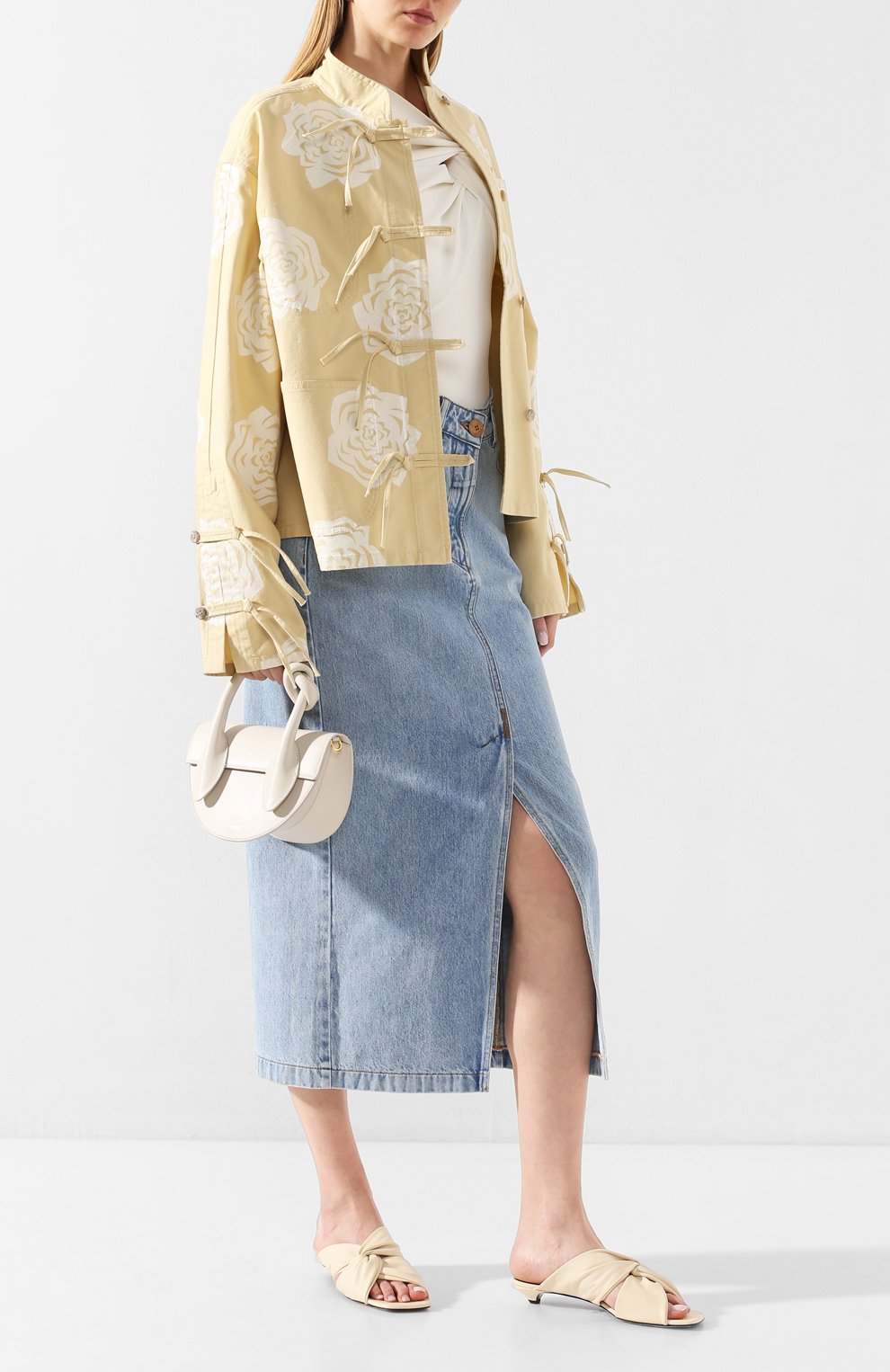 Джинсовая юбка NANUSHKA, арт. ZEFIR_BLUE WASH_RIGID DENIM, фото 2