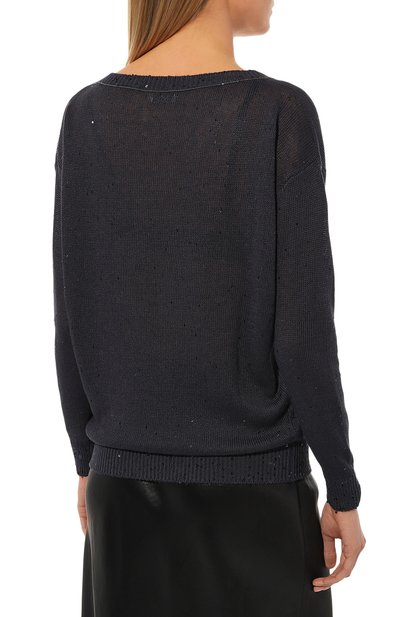 Пуловер изо льна и шелка BRUNELLO CUCINELLI, арт. M1000B1033, фото 4