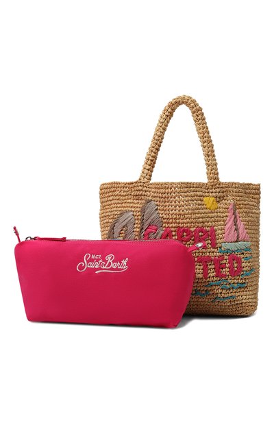 Комплект из сумки и футляра MC2 SAINT BARTH, арт. RAFFIA BEACH MID, фото 4