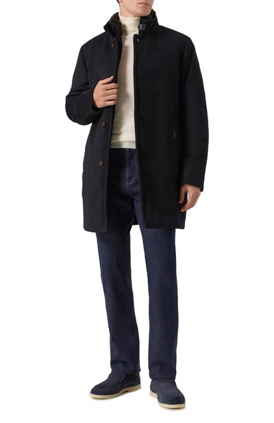 Пальто bond-fur-le с меховым воротником MOORER, арт. B0ND-FUR/LE, фото 2