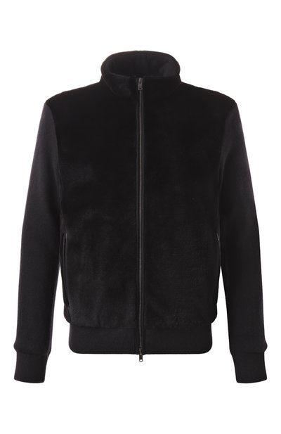 Мужской бомбер из кашемира и шерсти с отделкой из меха норки MVST, арт. FTRECK-ES4440V