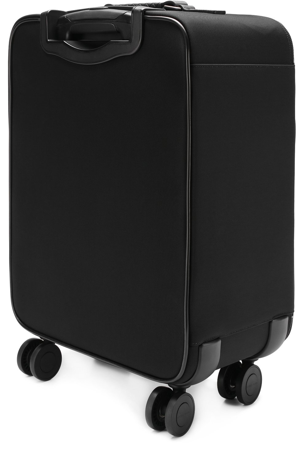 Текстильный дорожный чемодан на колесиках с кожаной отделкой BOTTEGA VENETA, арт. 445086/VAYE4, фото 2