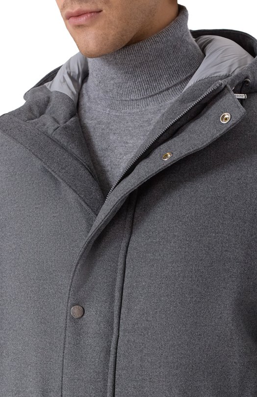 Утепленное пальто BOSS 50550790 Серый  50550790 Фото 5