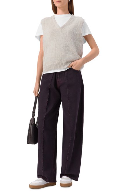 Женский жилет из хлопка и шерсти MAISON MARGIELA, арт. S50FB0115/M13152