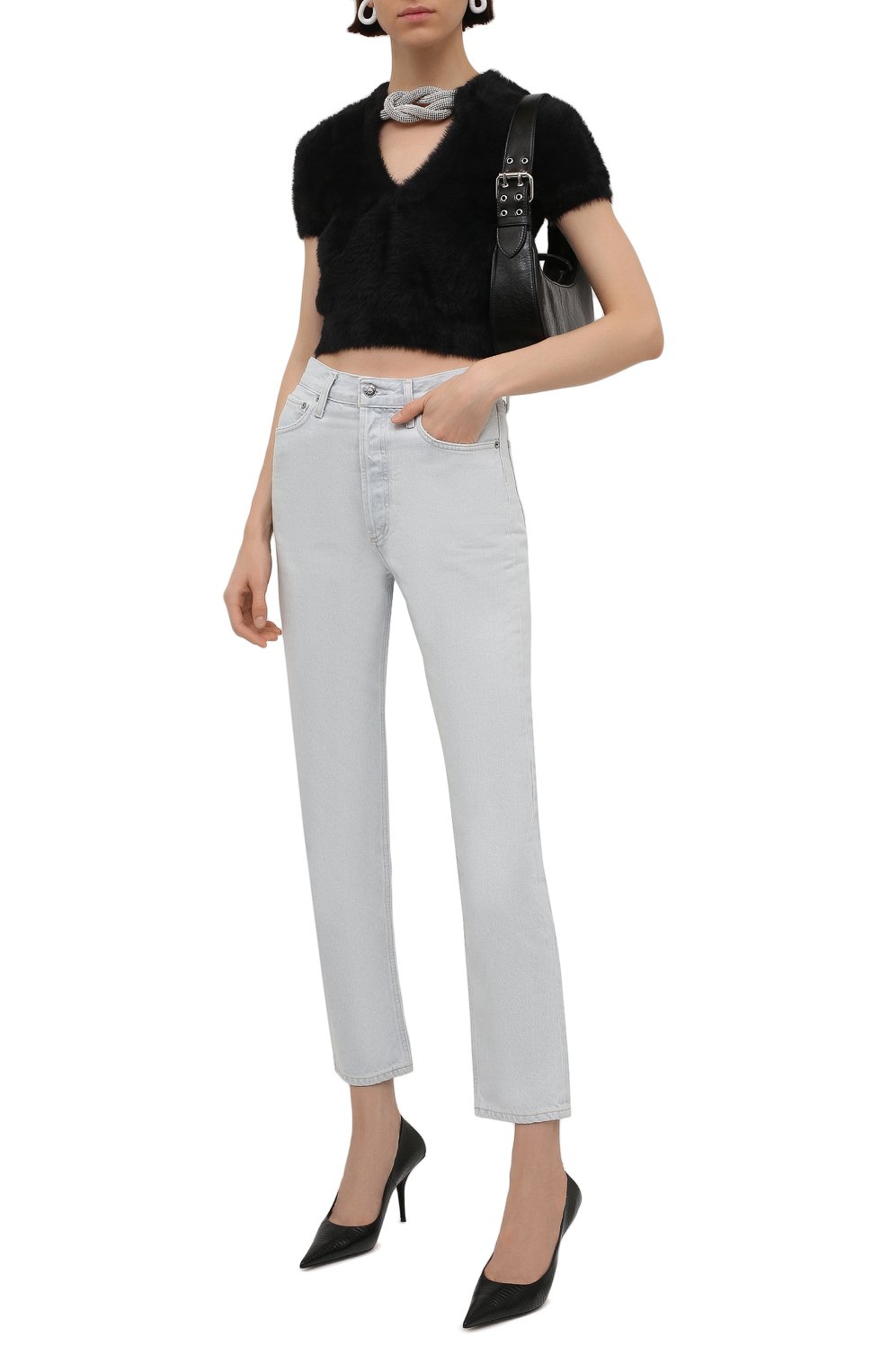 Топ ALEXANDER WANG черного цвета по цене 92250 руб., арт. 1KC4211052, фото 2 Топ ALEXANDER WANG, арт. 1KC4211052, фото 2
