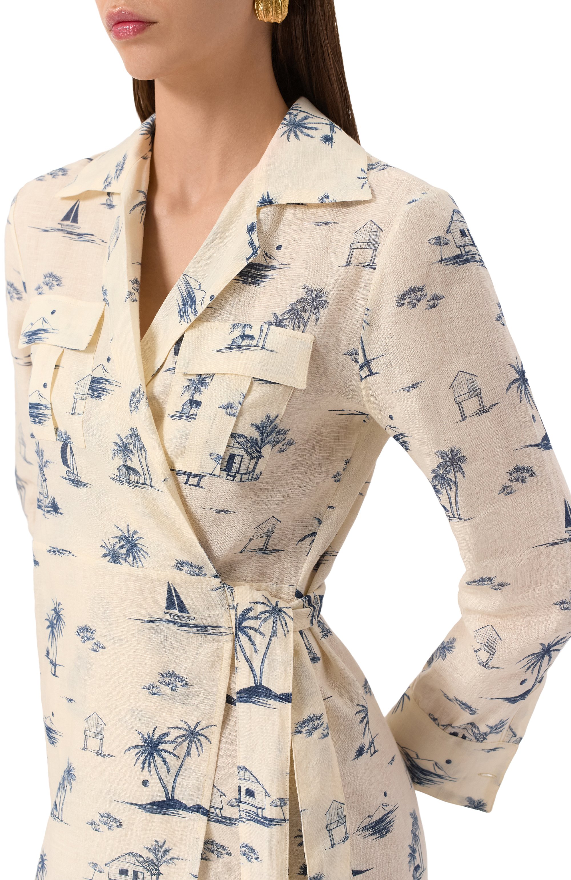 Льняное платье MANEBI, арт. L81MS, фото 5