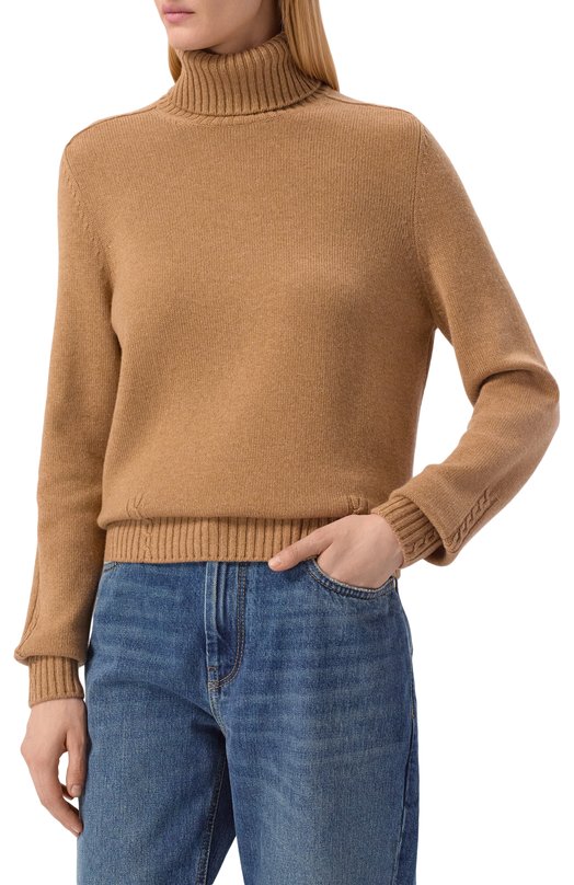 Кашемировый свитер Loro Piana FAL2011 Бежевый  FAL2011 Фото 3