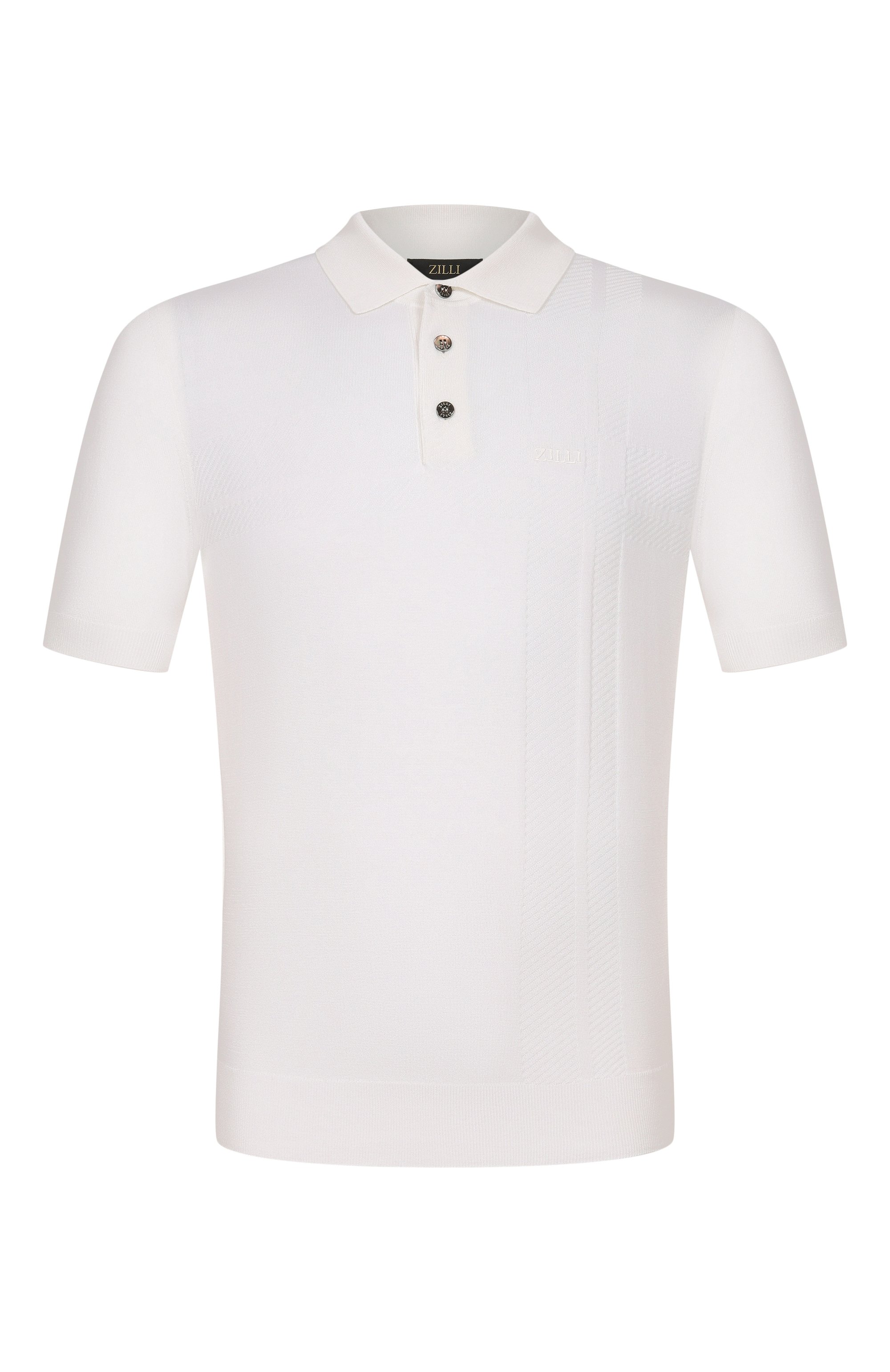 Поло из хлопка и шелка ZILLI, арт. KBP002M0107VR0V00, фото 1