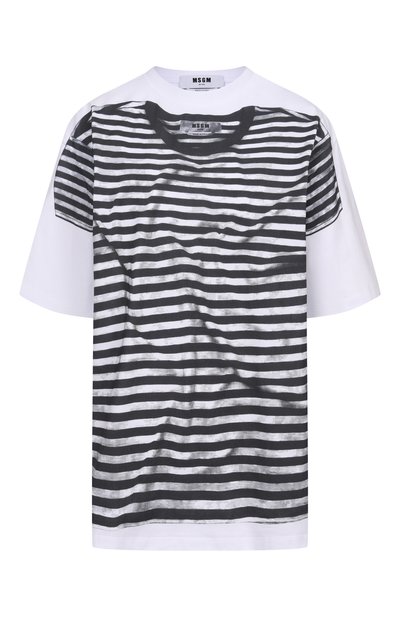 Женская хлопковая футболка MSGM, арт. 4042MDM105 267002/267002