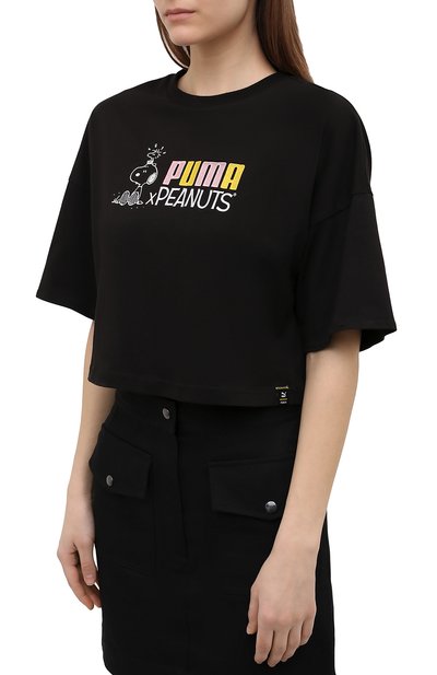 Хлопковая футболка puma x peanuts ralph sampson PUMA, арт. 53115801, фото 3