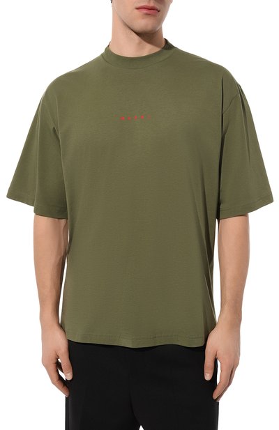 Хлопковая футболка MARNI, арт. HUMU0223P1/USCS87, фото 3