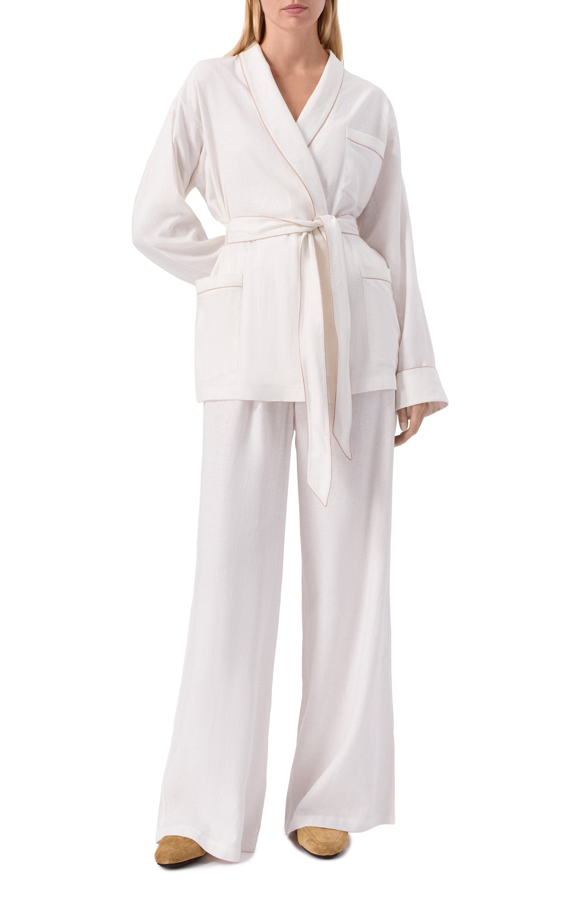 Замшевые домашние туфли HOMERS AT HOME, арт. 21608/CR0STA, фото 3