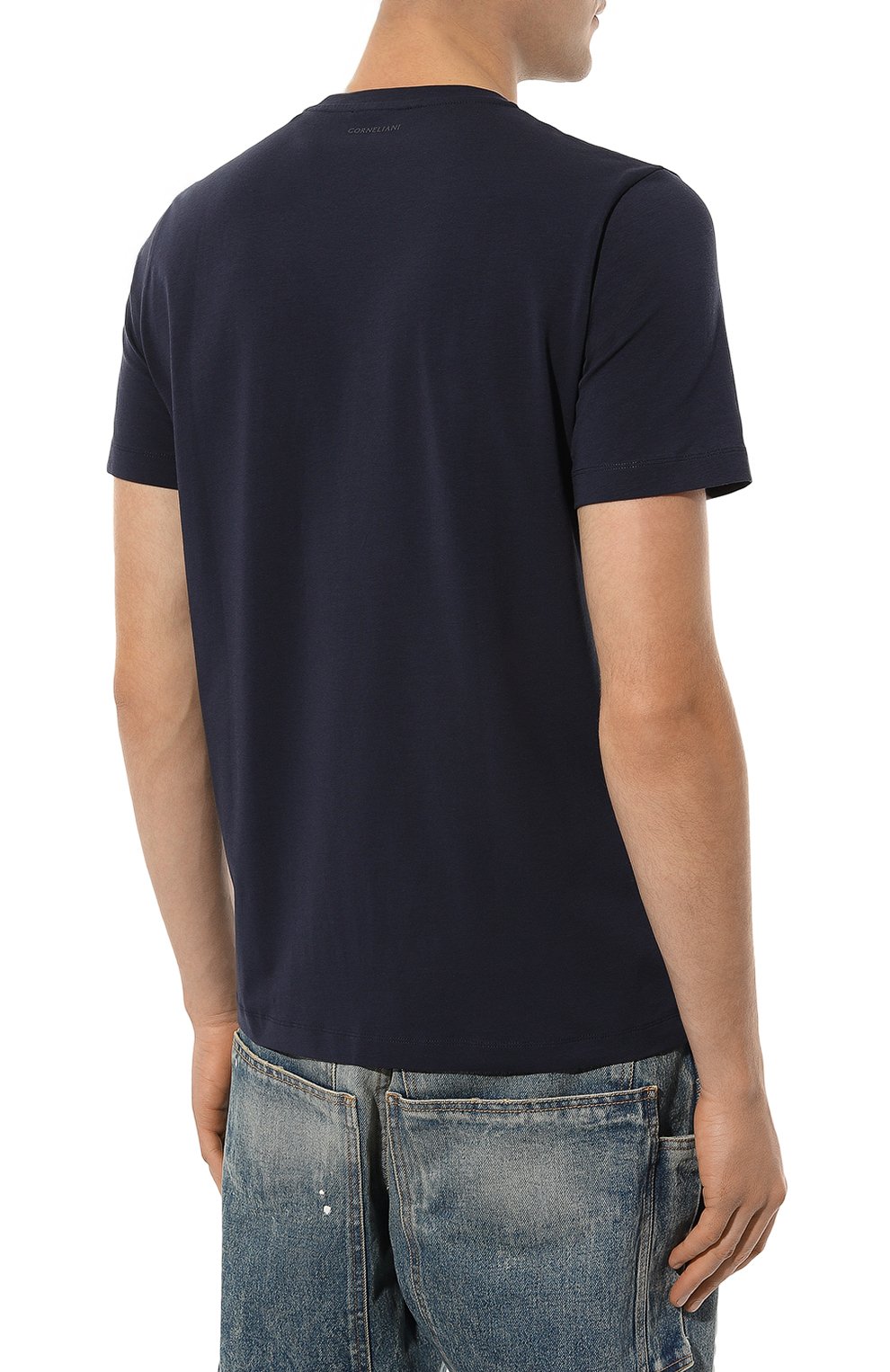 Хлопковая футболка CORNELIANI, арт. 92G577-3825007, фото 4