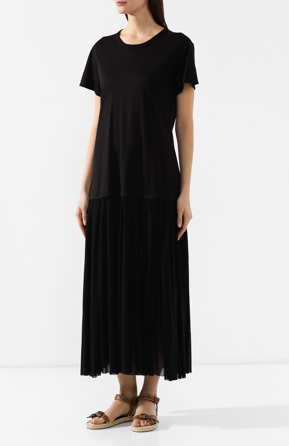 Хлопковое платье JIL SANDER NAVY, арт. JNWM5012C/JM2485A, фото 3
