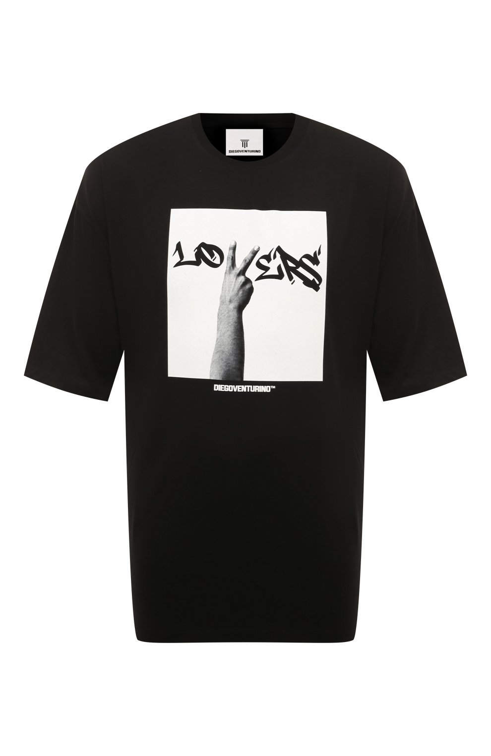 Хлопковая футболка DIEGO VENTURINO, арт. D3W4DVTS0ML0, фото 1