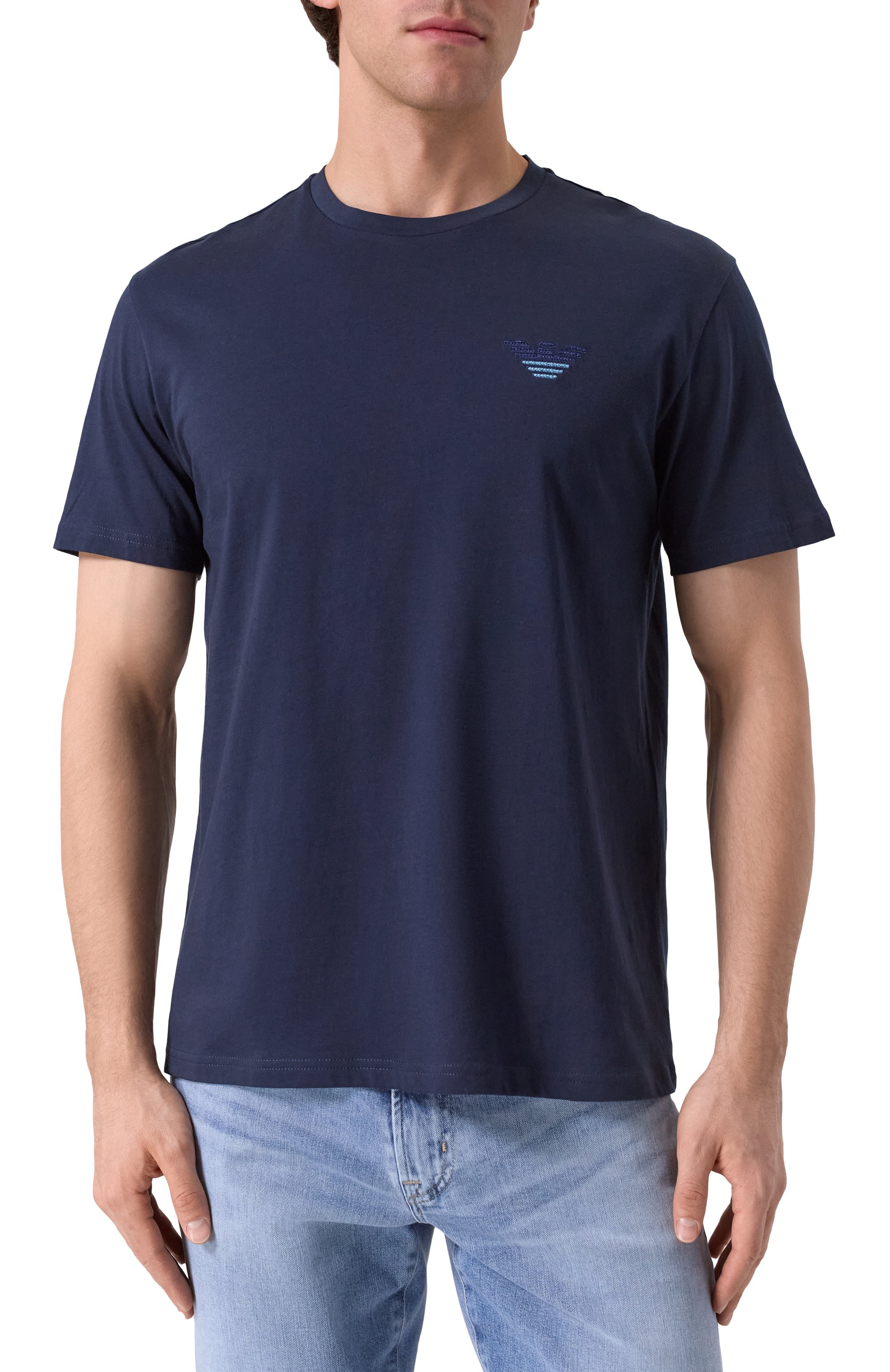 Хлопковая футболка EMPORIO ARMANI, арт. EM000574/AF12334, фото 3