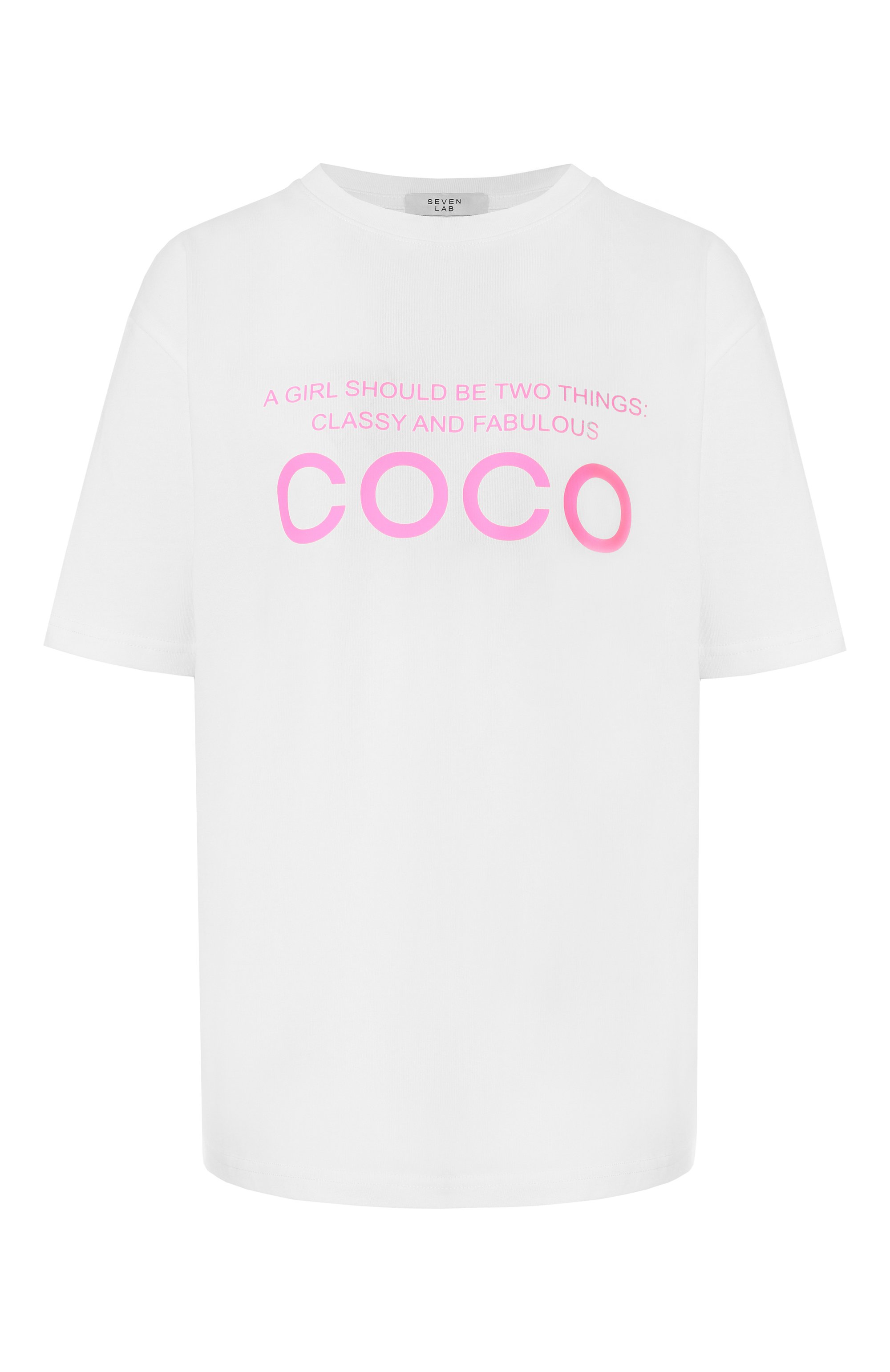 Хлопковая футболка SEVEN LAB, арт. CTR1.01.100.519.12127, фото 1