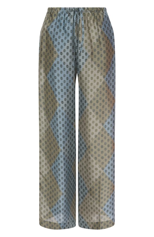 Шелковые брюки Dries Van Noten 010914-2127-104 Разноцветный 010914-2127-104