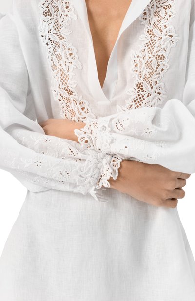 Льняное платье ERMANNO SCERVINO, арт. D464K300NZR, фото 5