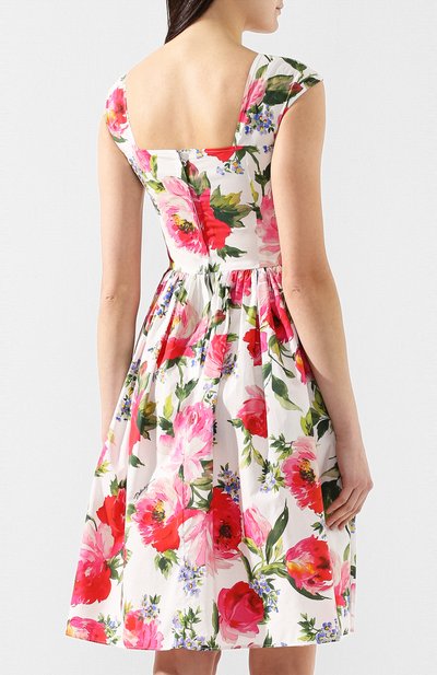 Хлопковое платье DOLCE & GABBANA светло-розового цвета по цене 156500 руб., арт. F6FK4T/HS5DU, фото 4 Хлопковое платье DOLCE & GABBANA, арт. F6FK4T/HS5DU, фото 4