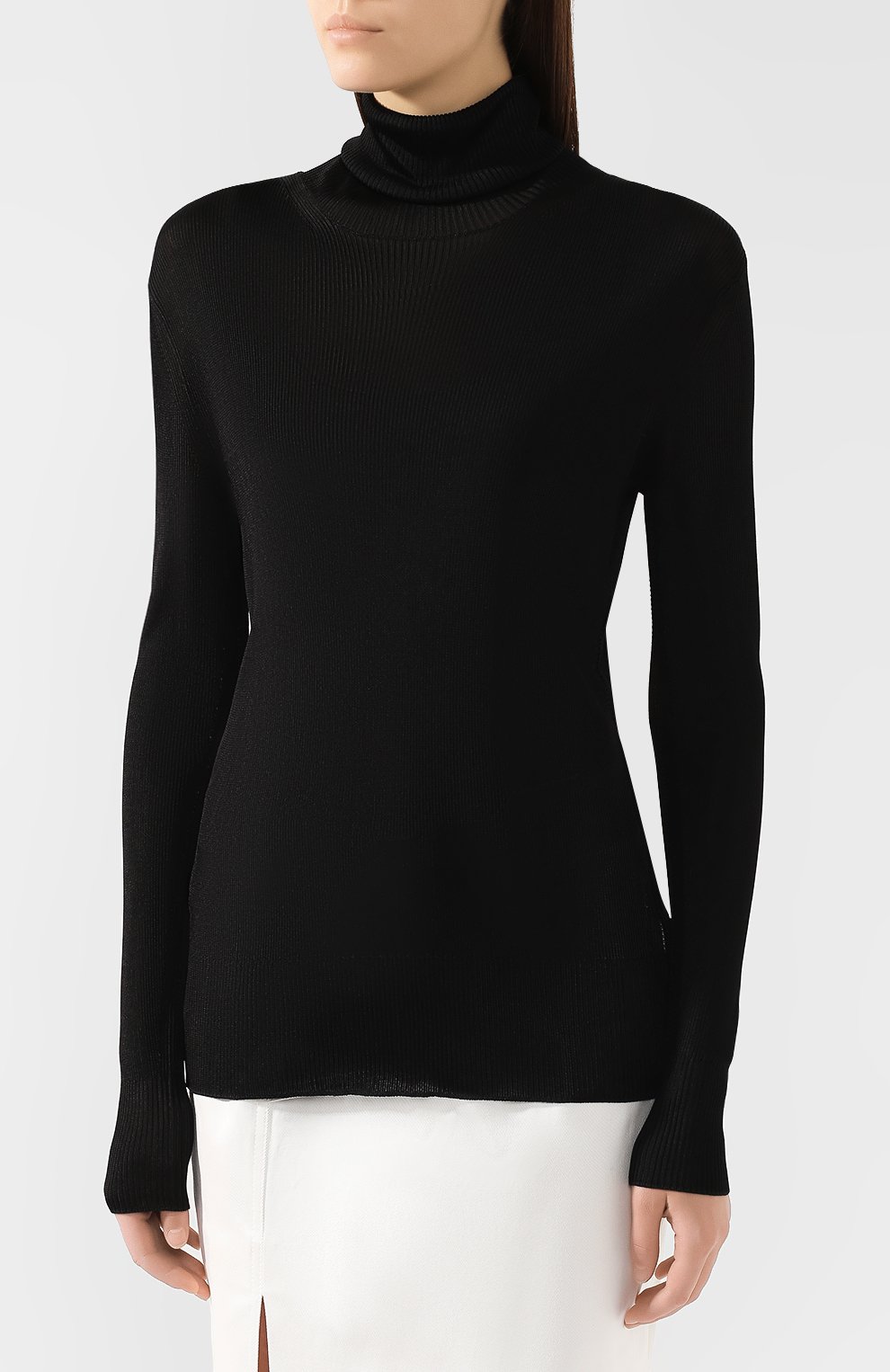 Водолазка из вискозы TOM FORD черного цвета по цене 148500 руб., арт. MAK877-YAX214, фото 3 Водолазка из вискозы TOM FORD, арт. MAK877-YAX214, фото 3