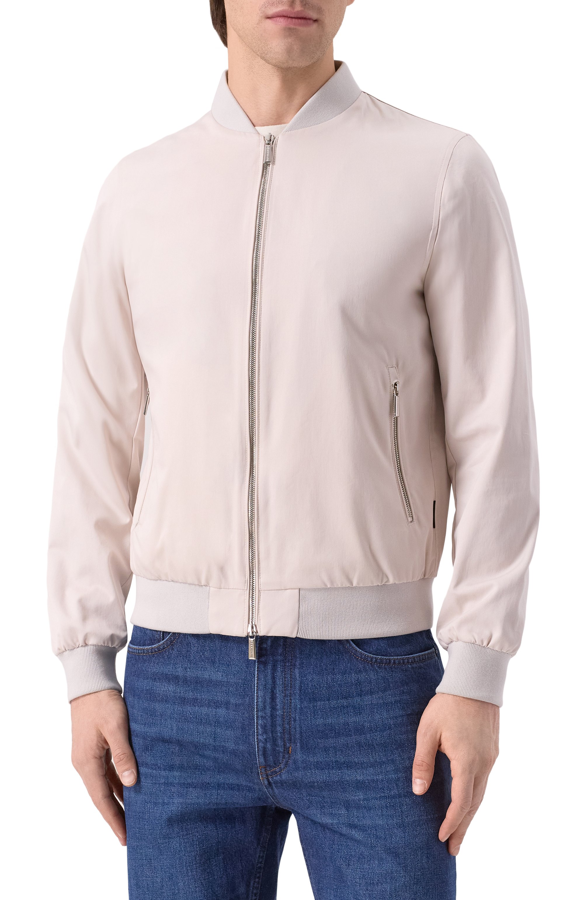 Хлопковый бомбер MOORER, арт. S0RAN0/SI, фото 3