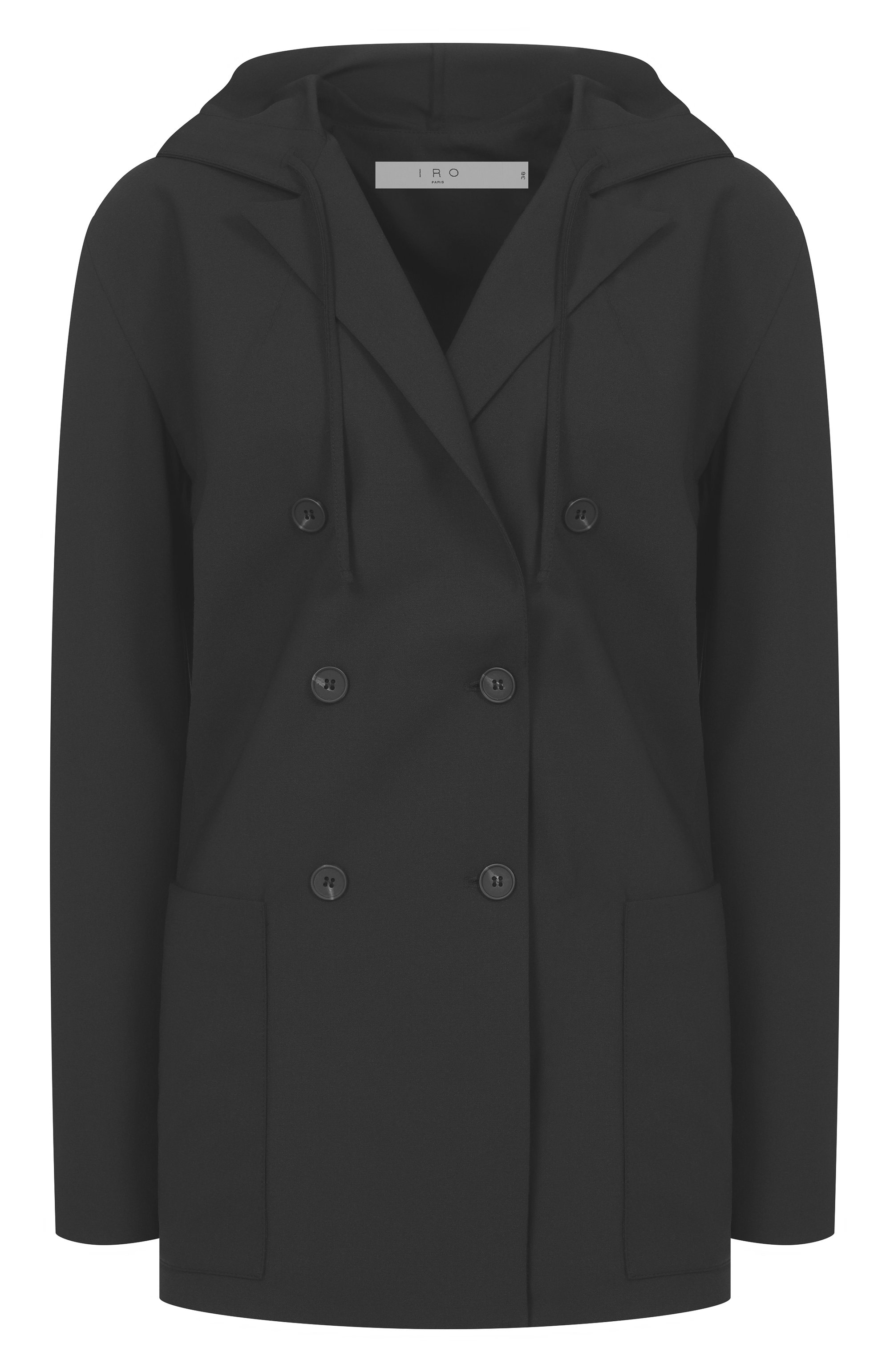 Жакет IRO черного цвета по цене 75500 руб., арт. WP07ALULA, фото 1 Жакет IRO, арт. WP07ALULA, фото 1